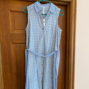 Anthropology size 4 midi shirt dress.